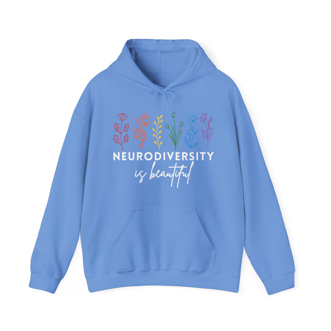 Adult Neurodiversity Is Beautiful Flowers Hoodie