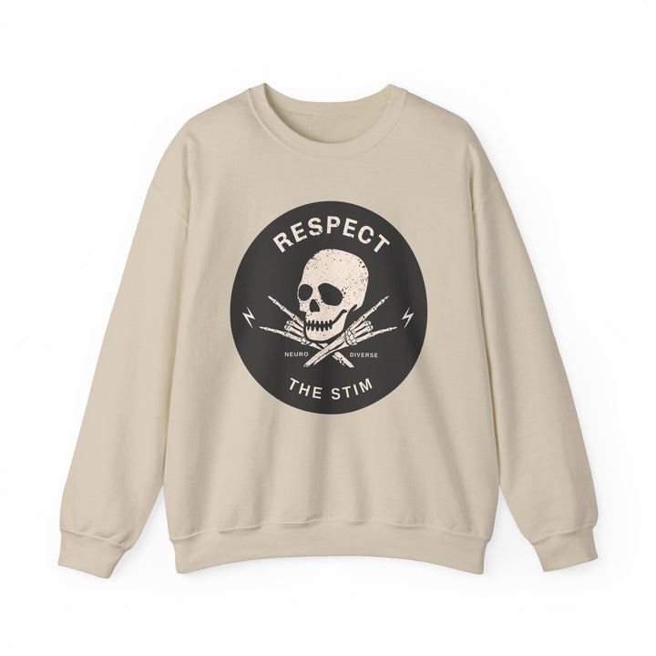 Adult Respect the Stim Skull Sweatshirt