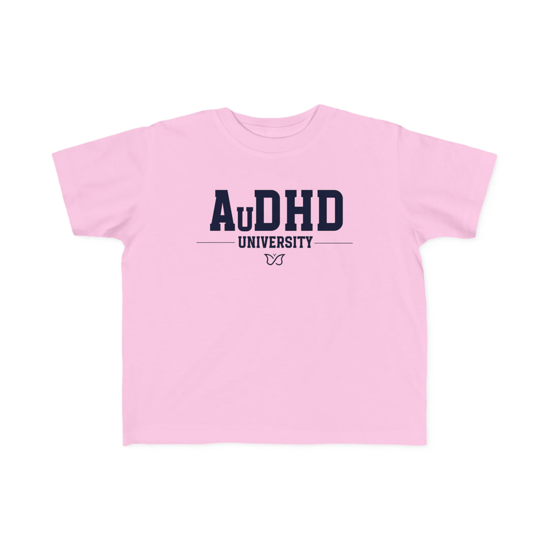 Toddler AuDHD University Butterfly Symbol Tee