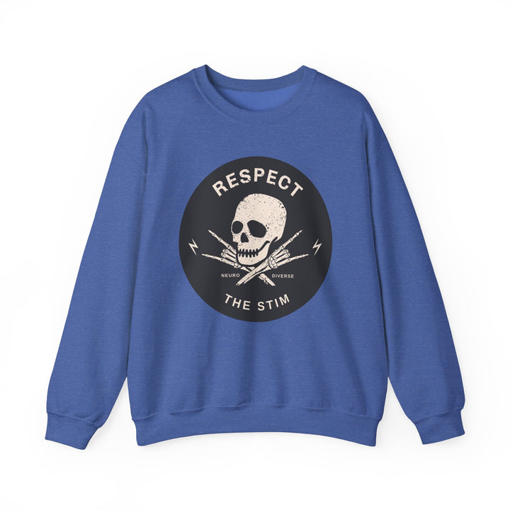 Adult Respect the Stim Skull Sweatshirt