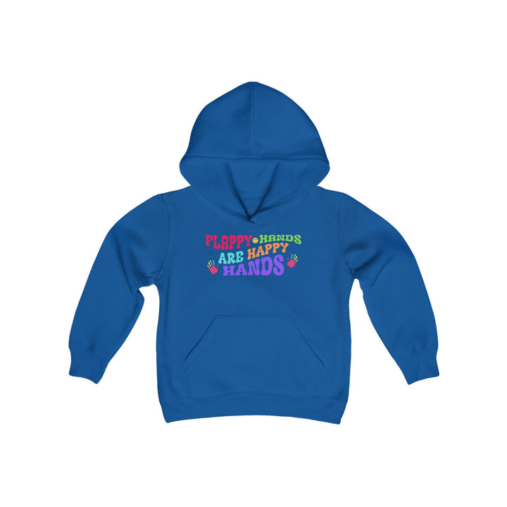 Kids Flappy Hands are Happy Hands Hoodie Sweatshirt