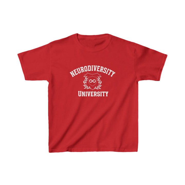 Kids Neurodiversity University Infinity Symbol Tee