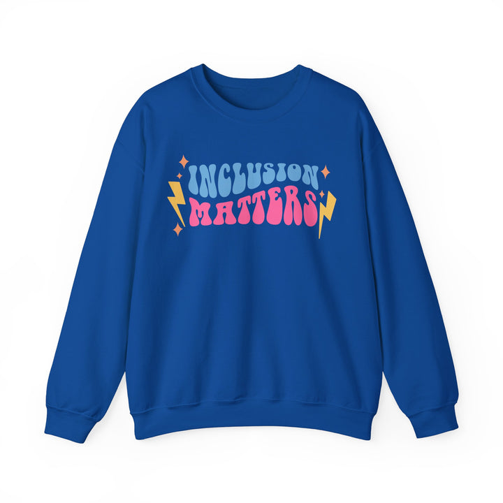 Adult Inclusion Matters Lightning Sweatshirt