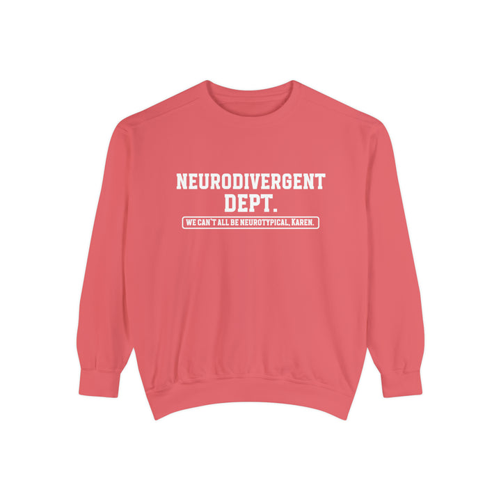 Comfort Colors Neurodivergent Dept. Sweatshirt