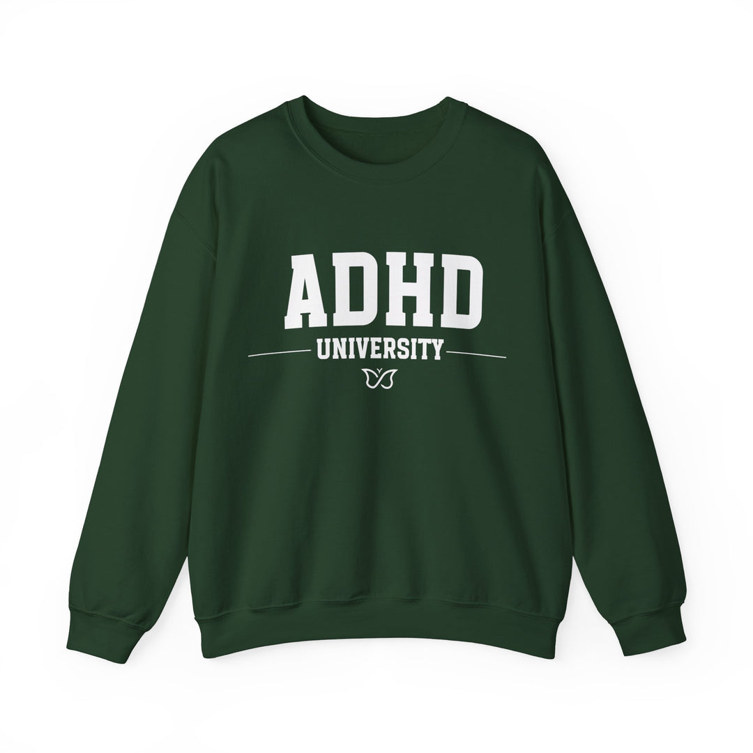 Adult ADHD University Butterfly Symbol Sweatshirt