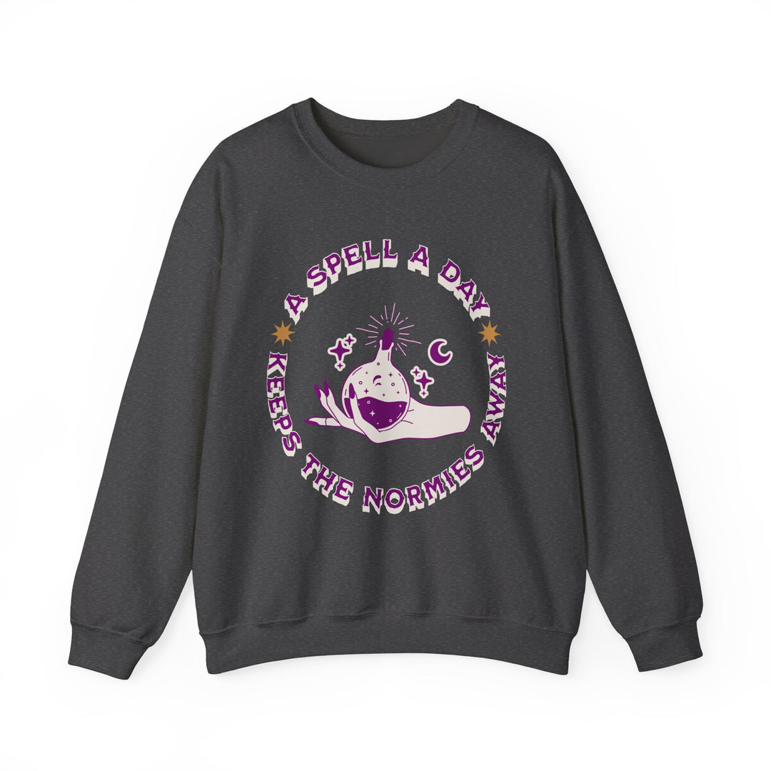 Adult A Spell A Day Keeps The Normies Away Sweatshirt