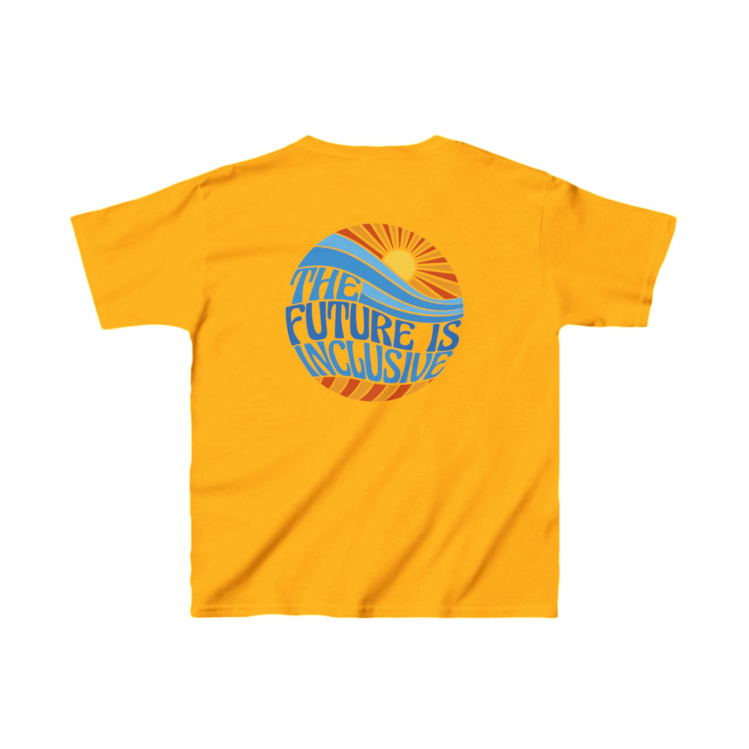 Kids The Future Is Inclusive Groovy Sun Tee