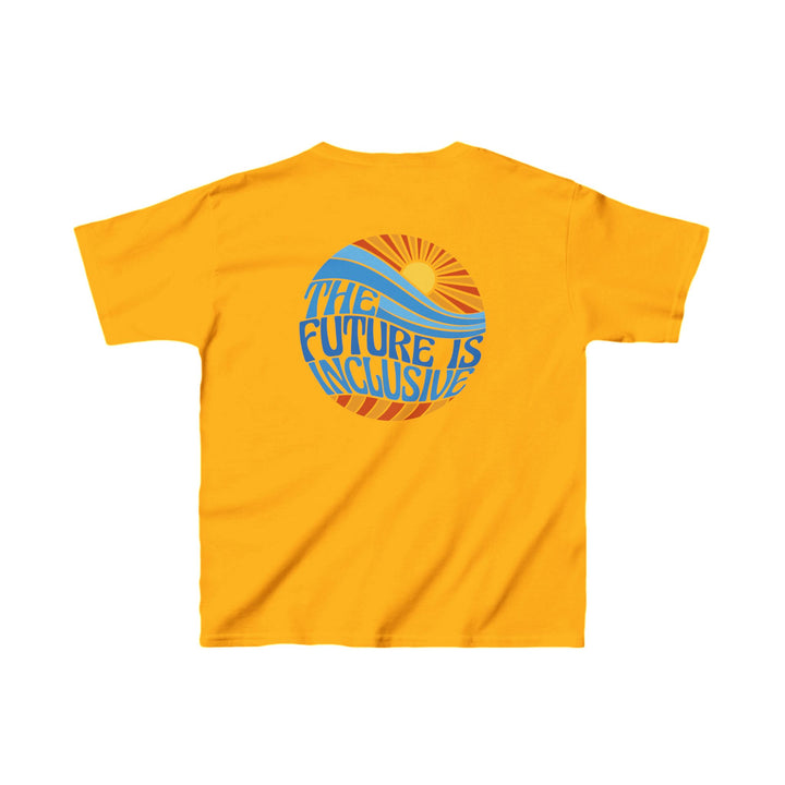 Kids The Future Is Inclusive Groovy Sun Tee