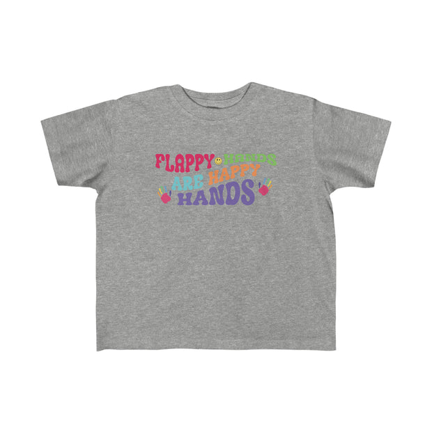 Toddler's Flappy Hands are Happy Hands Tee