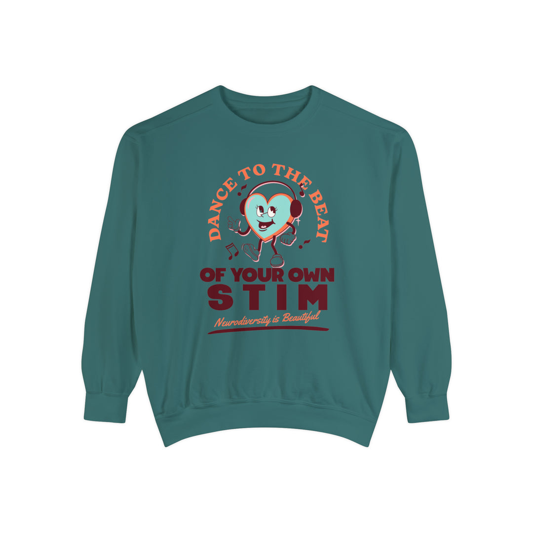 Comfort Colors Dance to the Beat of Your Own Stim Sweatshirt