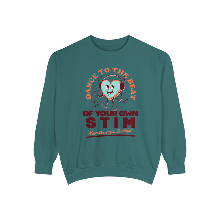 Comfort Colors Dance to the Beat of Your Own Stim Sweatshirt