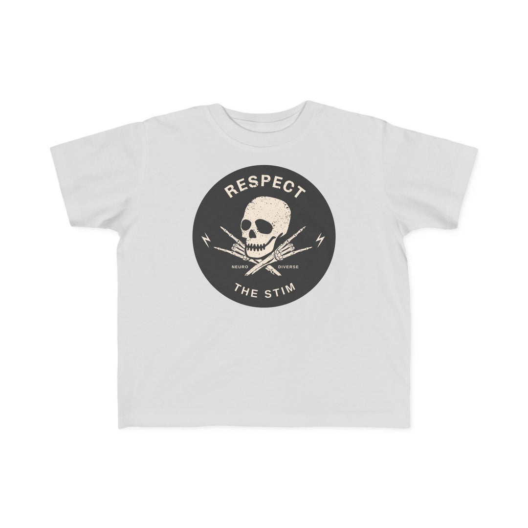 Toddler's  Respect the Stim Skull Tee