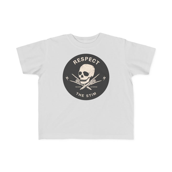 Toddler's  Respect the Stim Skull Tee