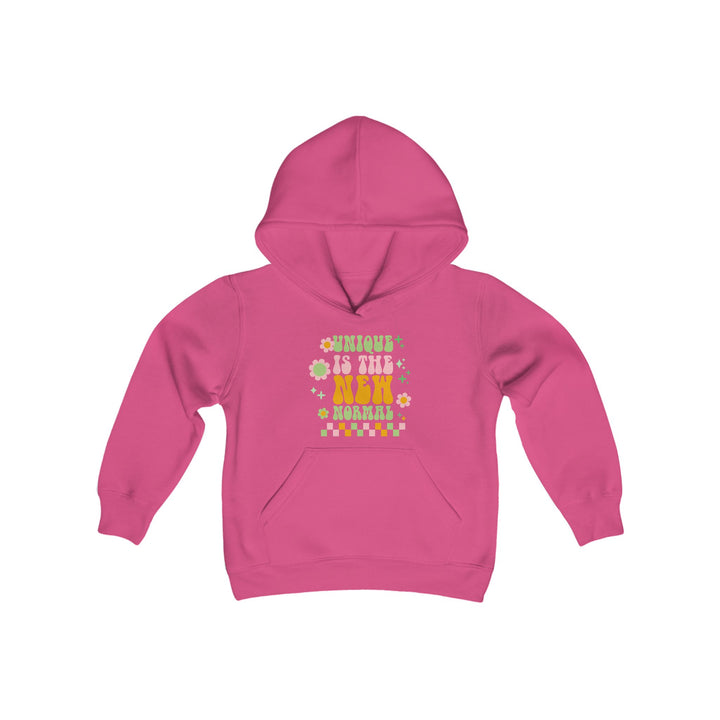 Kids Unique is the New Normal Front and Back Hoodie Sweatshirt