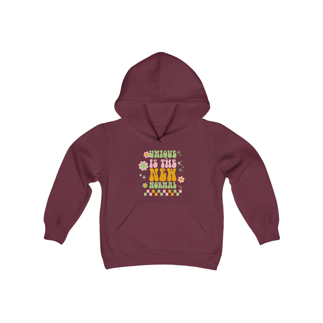 Kids Unique is the New Normal Front and Back Hoodie Sweatshirt