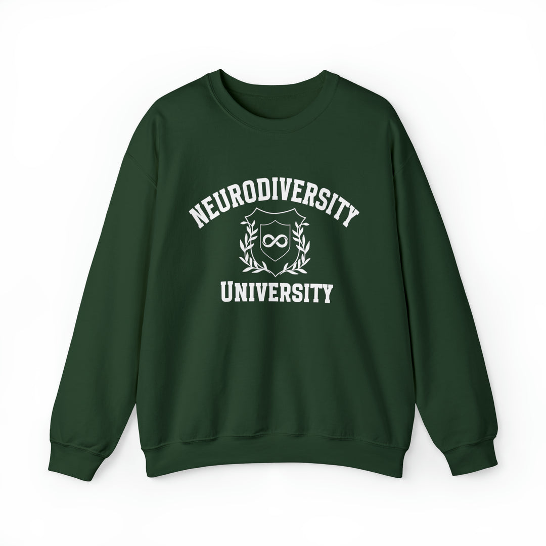 Adult Neurodiversity University Infinity Symbol Sweatshirt