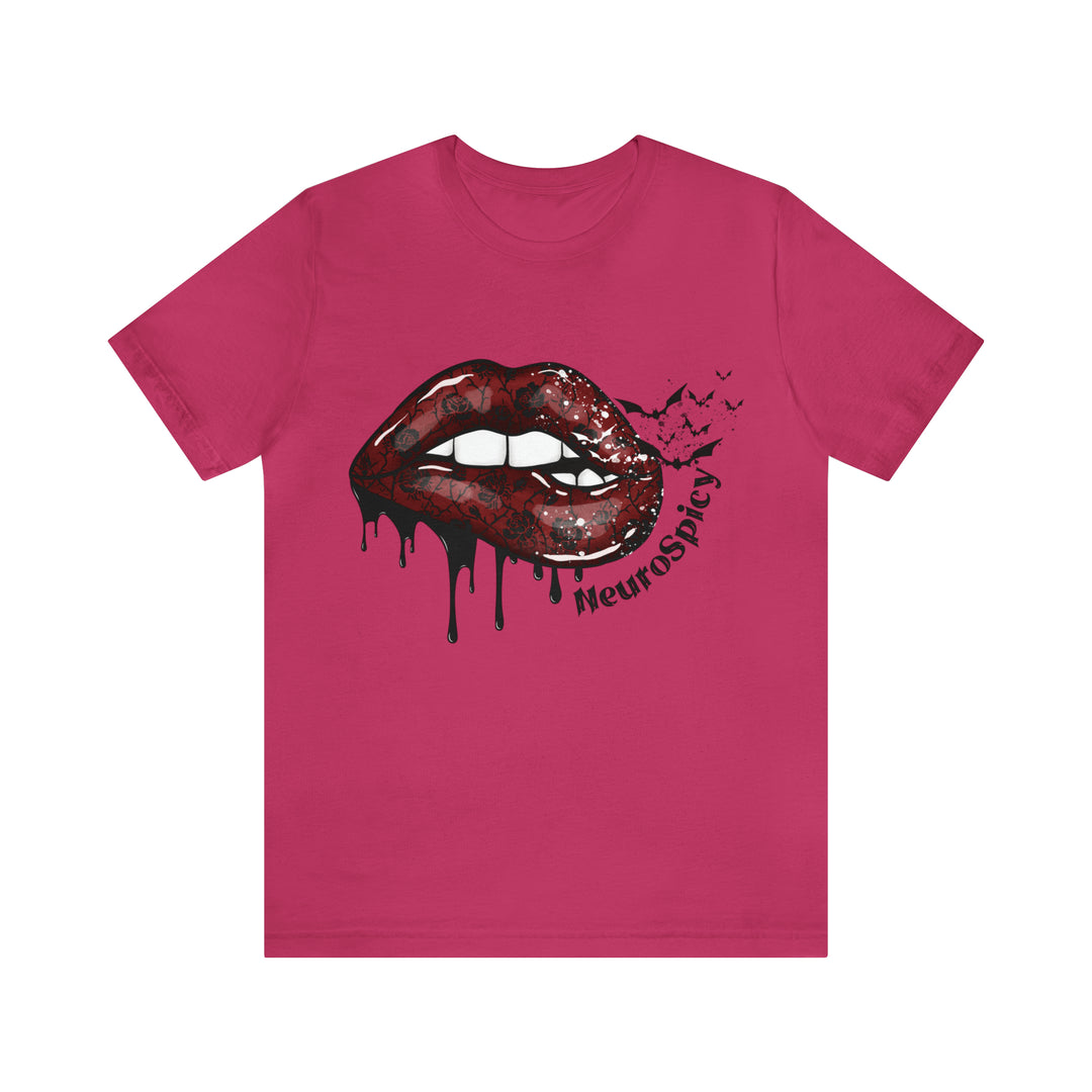 Lips and Bats Neurospicy Tee