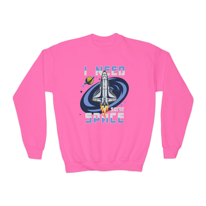 Kids I Need Some Space Rocket Sweatshirt