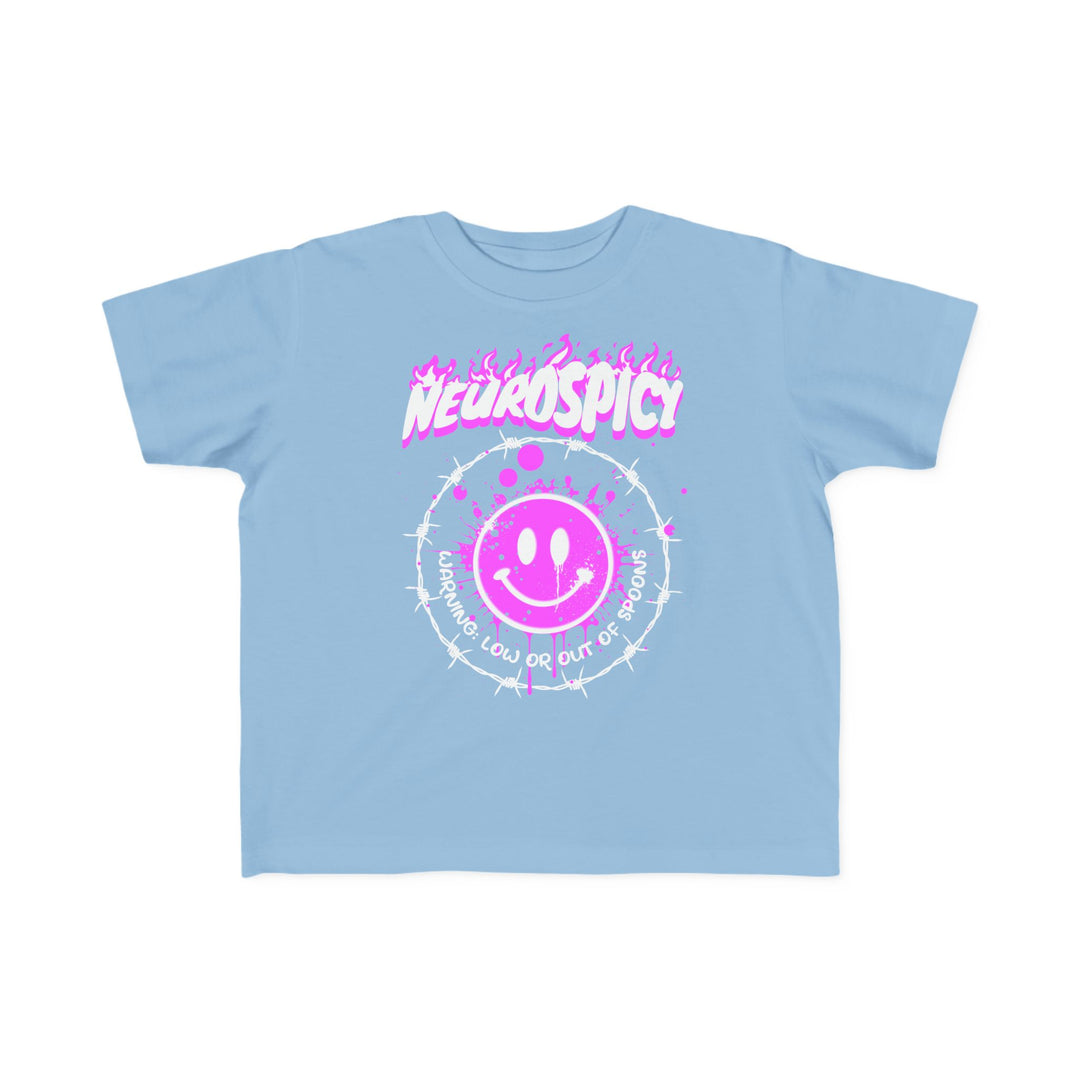 Toddler's  NeuroSpicy Barbed Wire and Smiley Face Tee