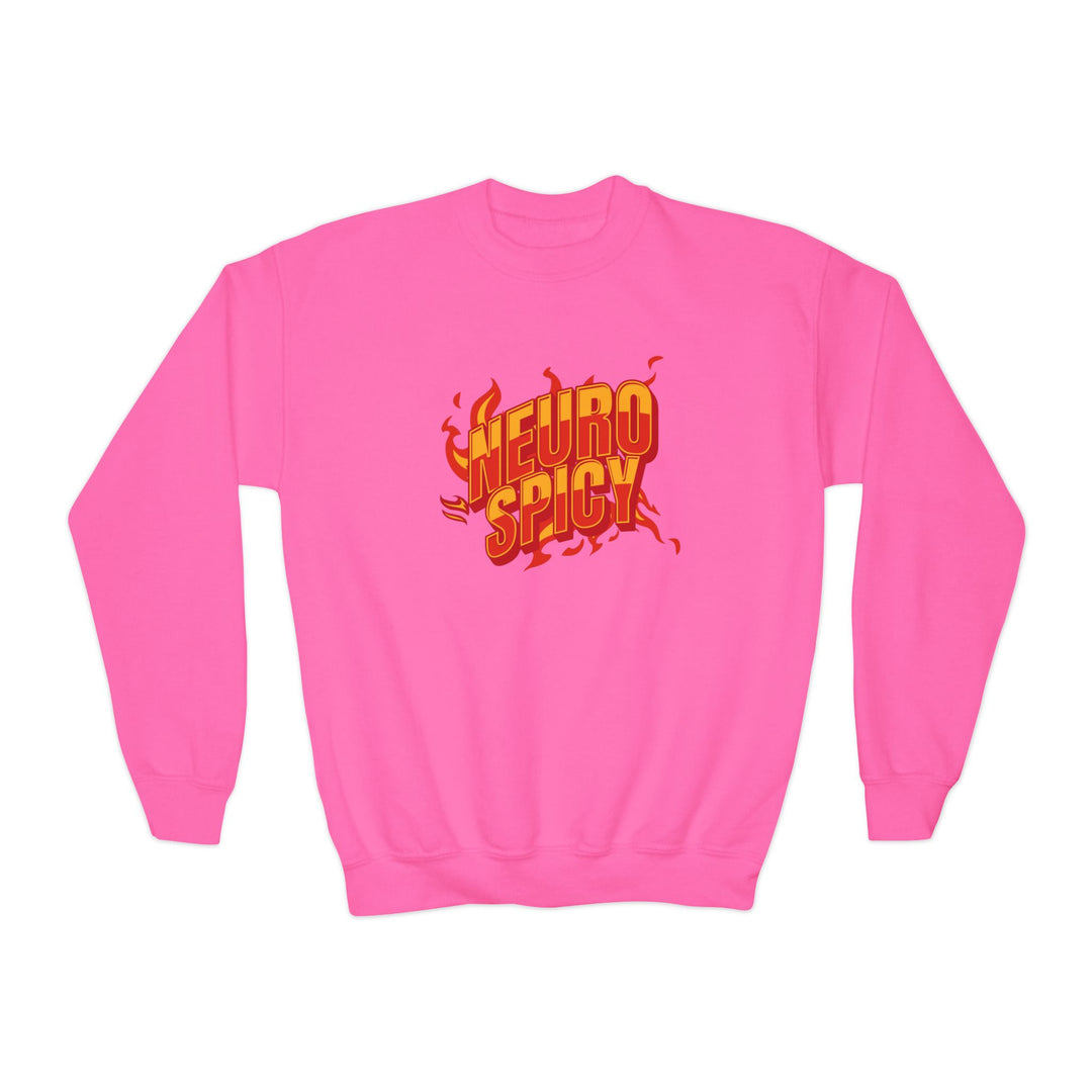 Kids NeuroSpicy Flames  Sweatshirt