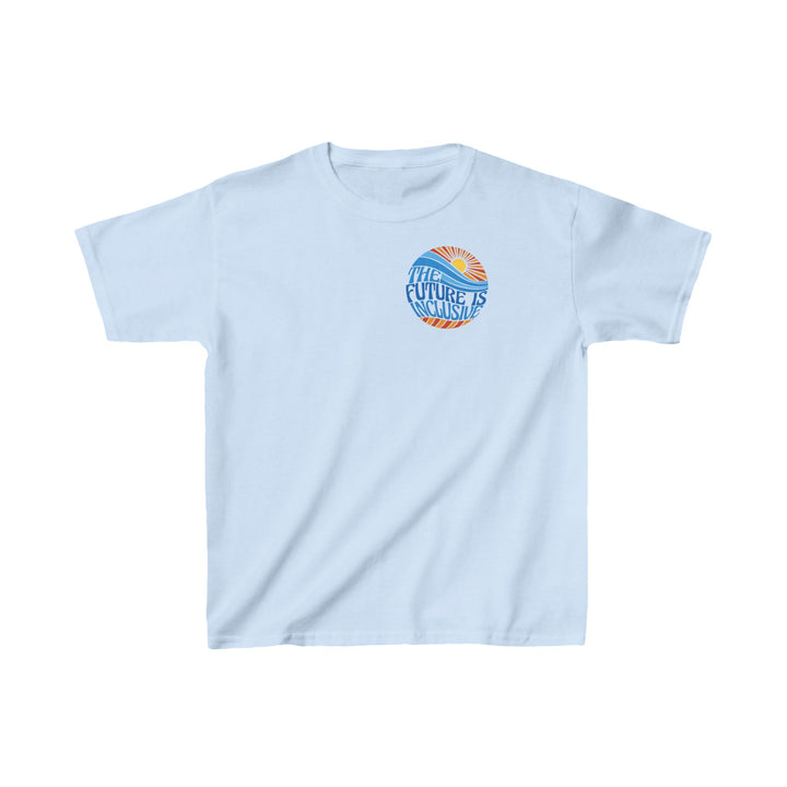 Kids The Future Is Inclusive Groovy Sun Tee