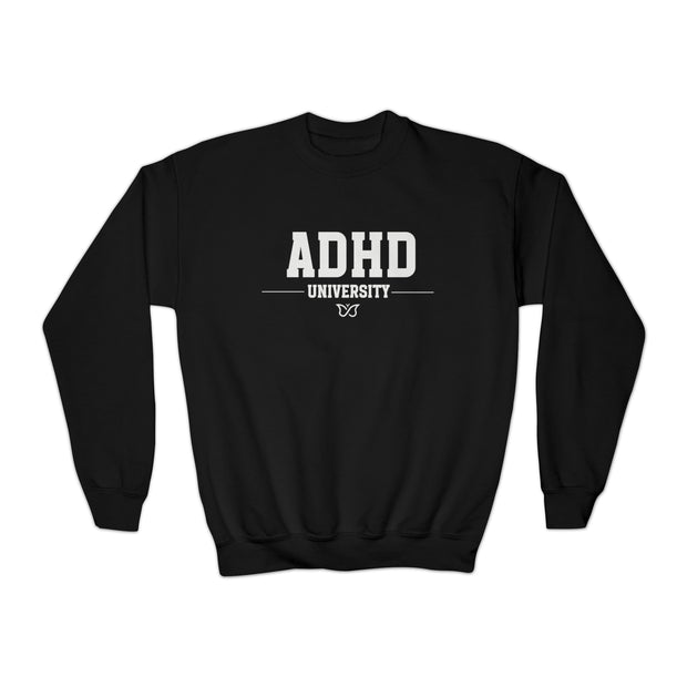 Kids ADHD University Butterfly Symbol Sweatshirt