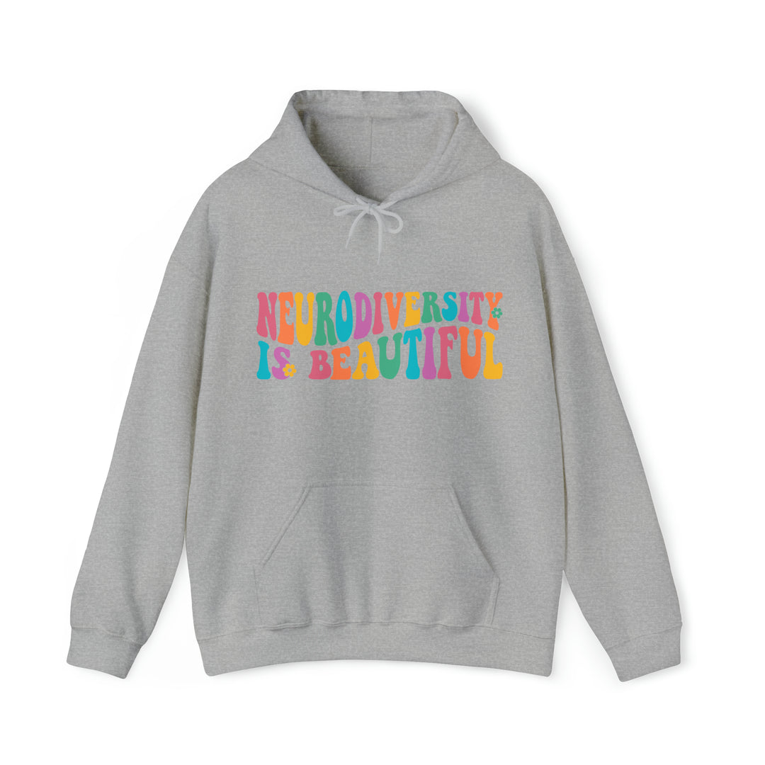 Neurodiversity is Beautiful Groovy Hoodie