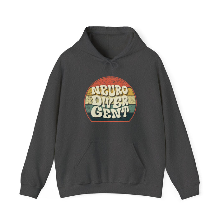 Retro Groovy Neurodivergent Hoodie