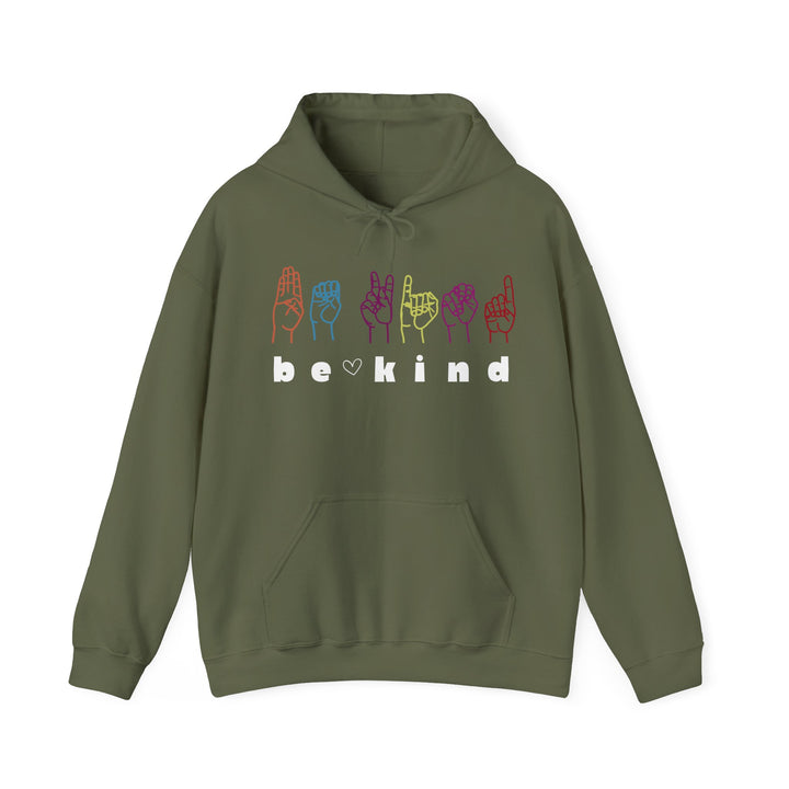 Adult Be Kind ASL Hoodie