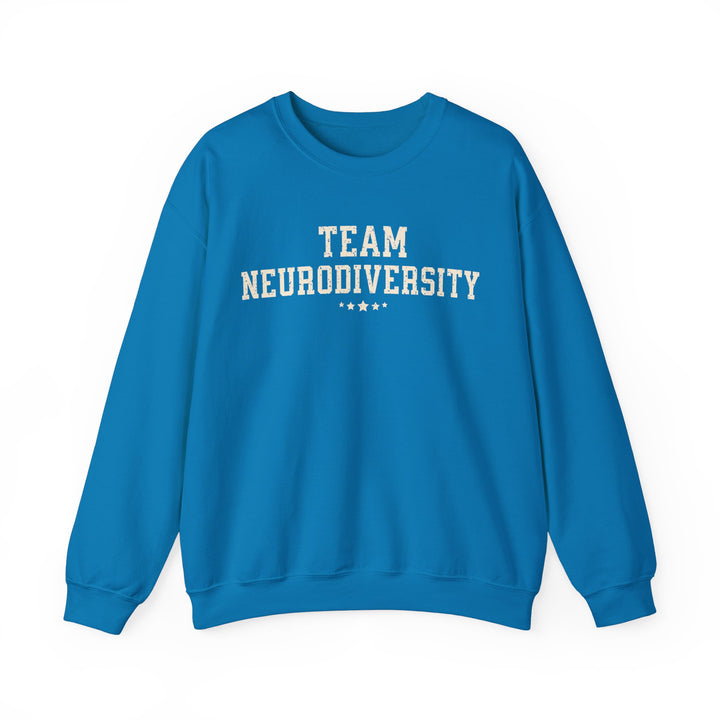 Adult Team Neurodiversity Distressed Sweatshirt