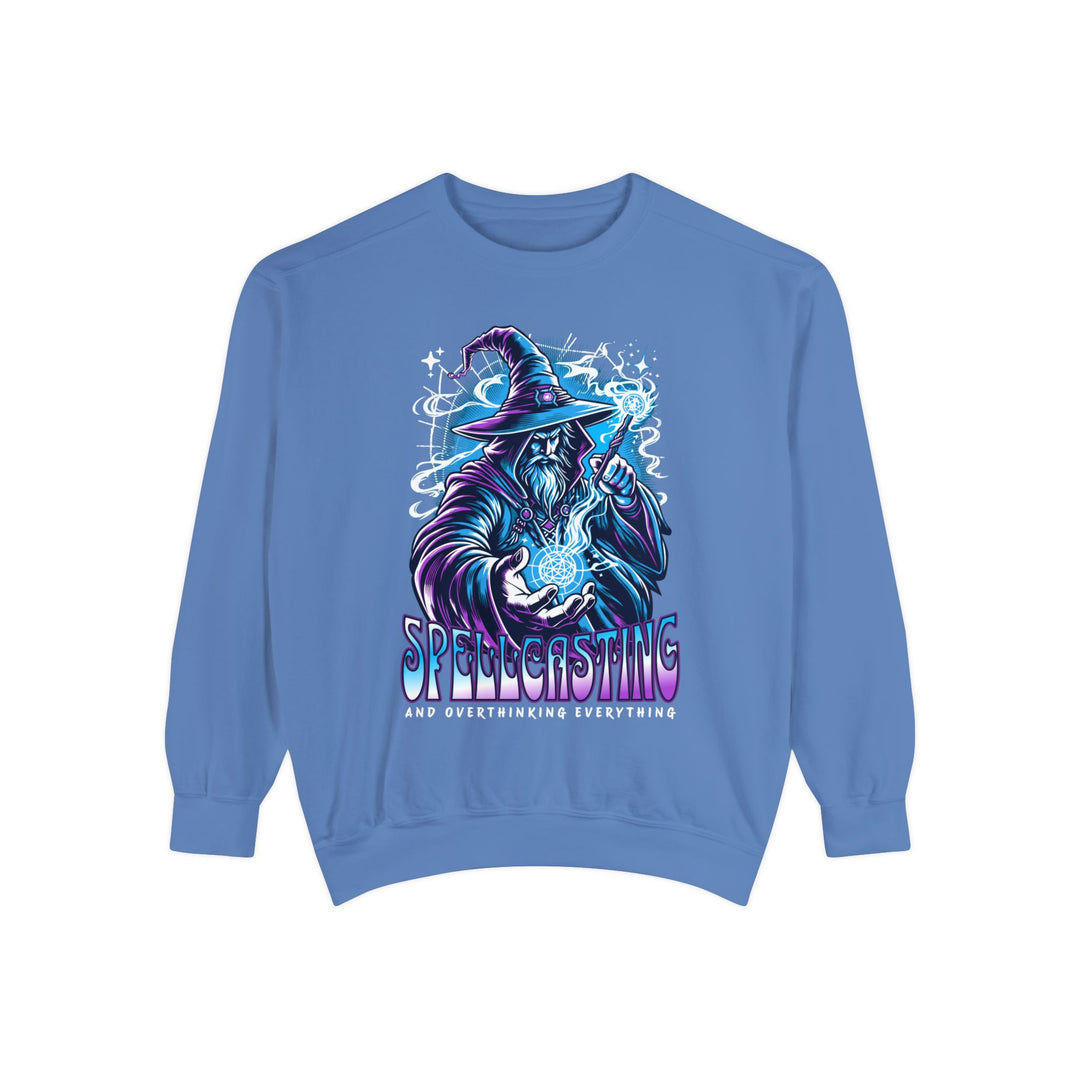 Adult Spellcasting and Overthinking Everything Comfort Colors Sweatshirt