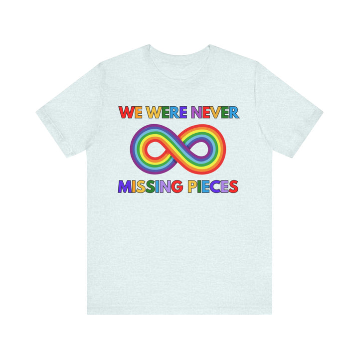 Adult Infinity Never Missing Pieces Tee