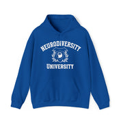 Neurodiversity University Beautiful Mind White Text Hoodie