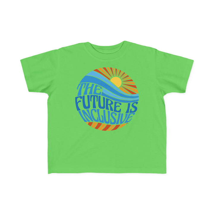 Toddler's The Future Is Inclusive Groovy Sun Tee