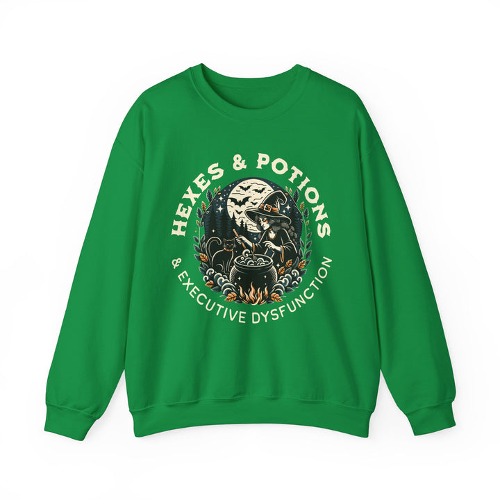 Adult Hexes & Potions & Executive Dysfunction  Sweatshirt