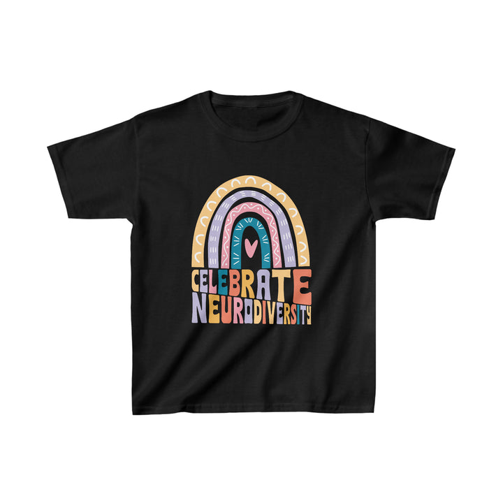 Kids Celebrate Neurodiversity Rainbow Tee