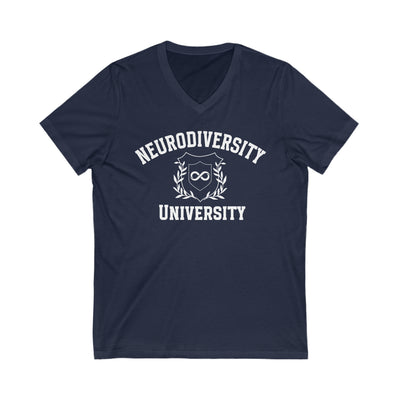 Neurodiversity University Infinity Symbol V-Neck Tee