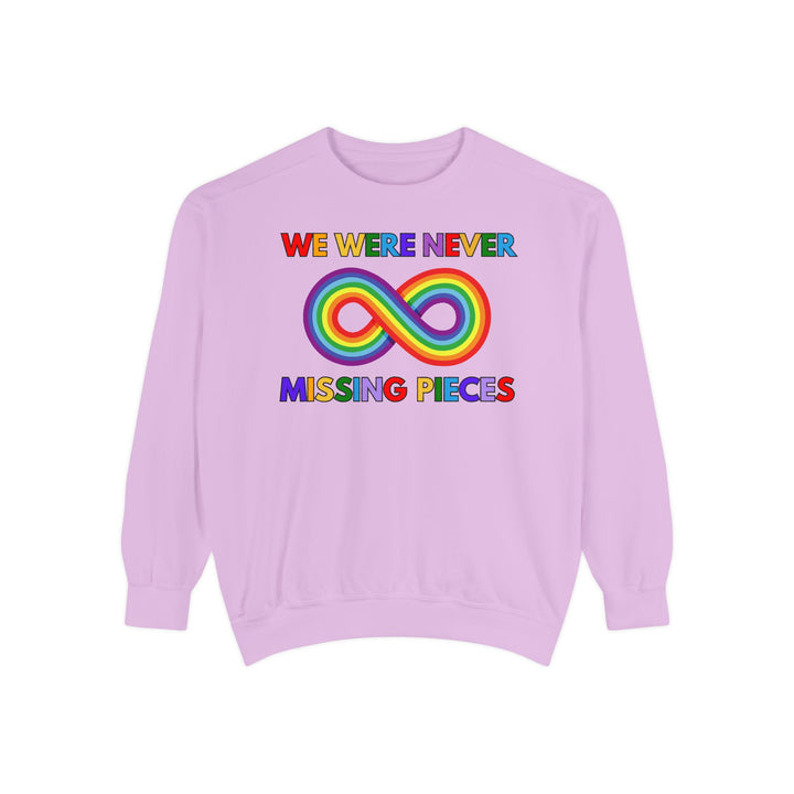 Adult Comfort Colors Infinity Never Missing Pieces Sweatshirt