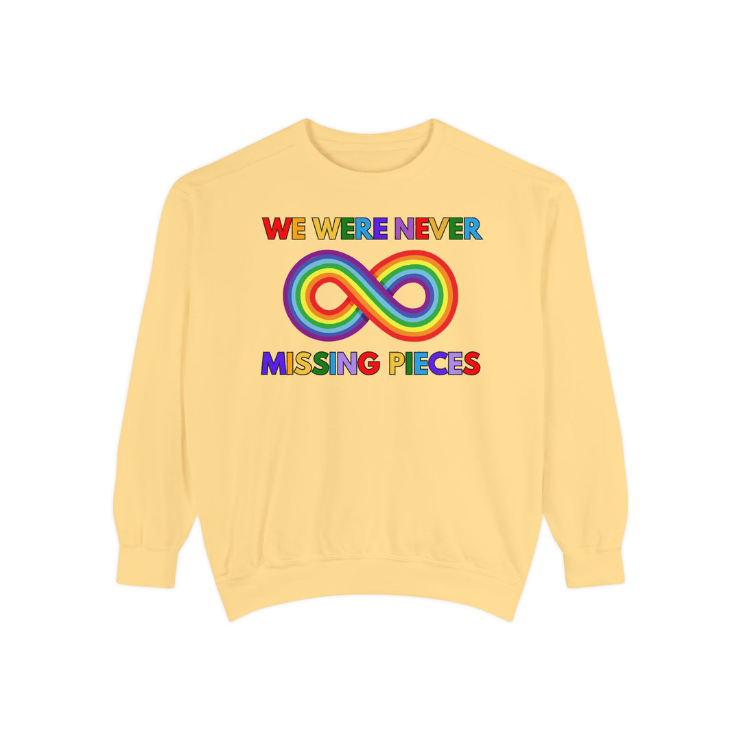 Adult Comfort Colors Infinity Never Missing Pieces Sweatshirt