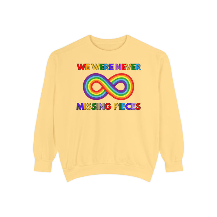 Adult Comfort Colors Infinity Never Missing Pieces Sweatshirt