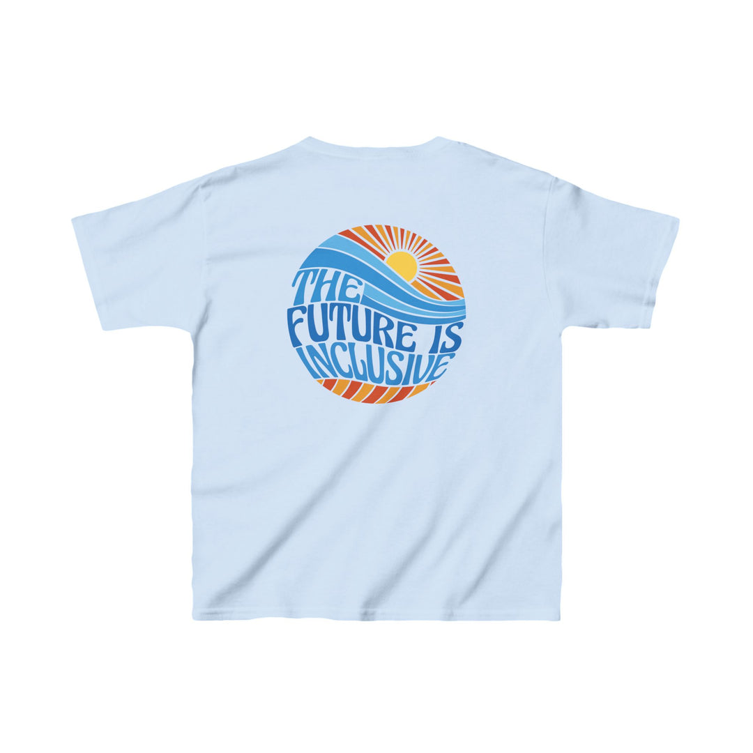 Kids The Future Is Inclusive Groovy Sun Tee