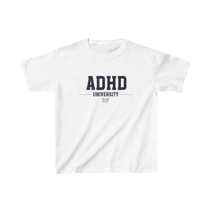 Kids ADHD University Butterfly Symbol Tee