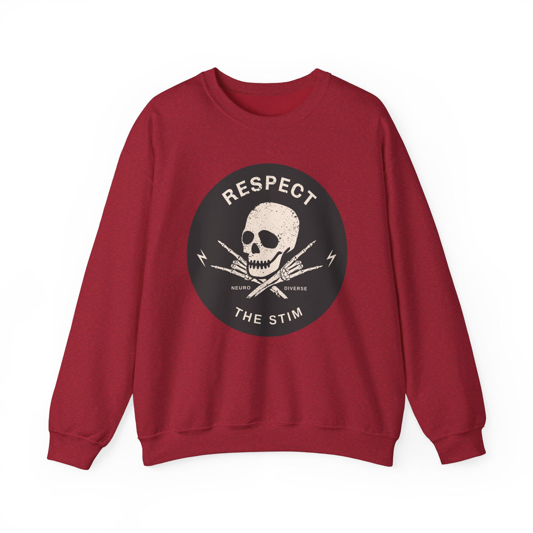 Adult Respect the Stim Skull Sweatshirt