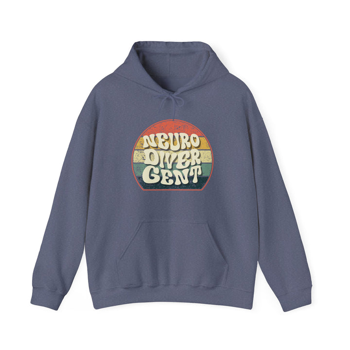 Retro Groovy Neurodivergent Hoodie