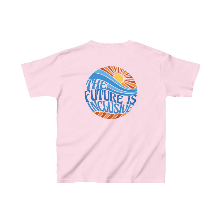 Kids The Future Is Inclusive Groovy Sun Tee