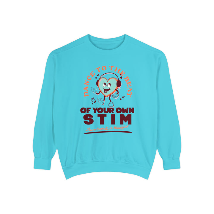 Comfort Colors Dance to the Beat of Your Own Stim Sweatshirt