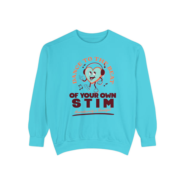 Comfort Colors Dance to the Beat of Your Own Stim Sweatshirt