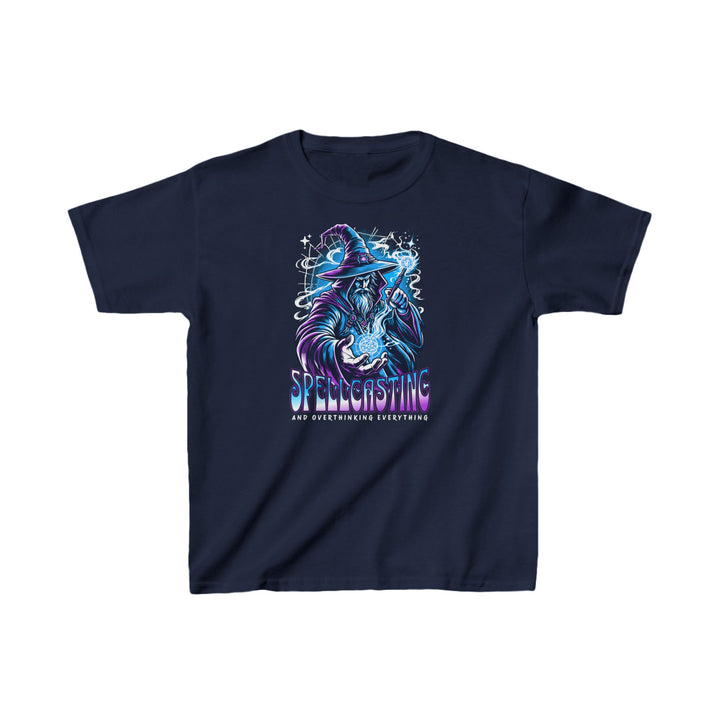 Kids Spellcasting and Overthinking Everything Tee