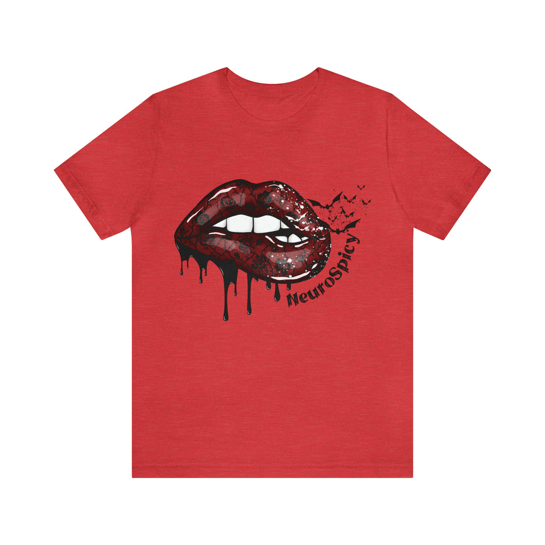 Lips and Bats Neurospicy Tee