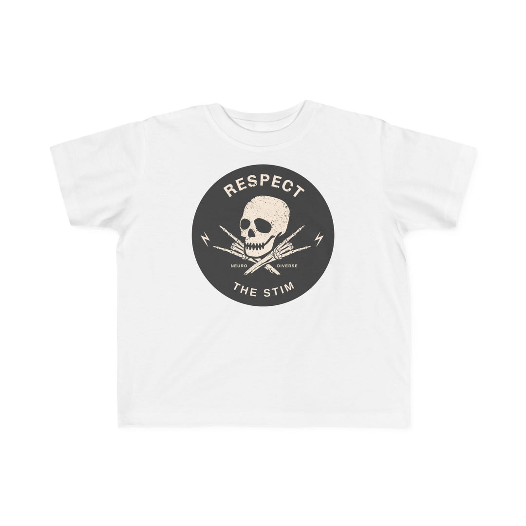 Toddler's  Respect the Stim Skull Tee